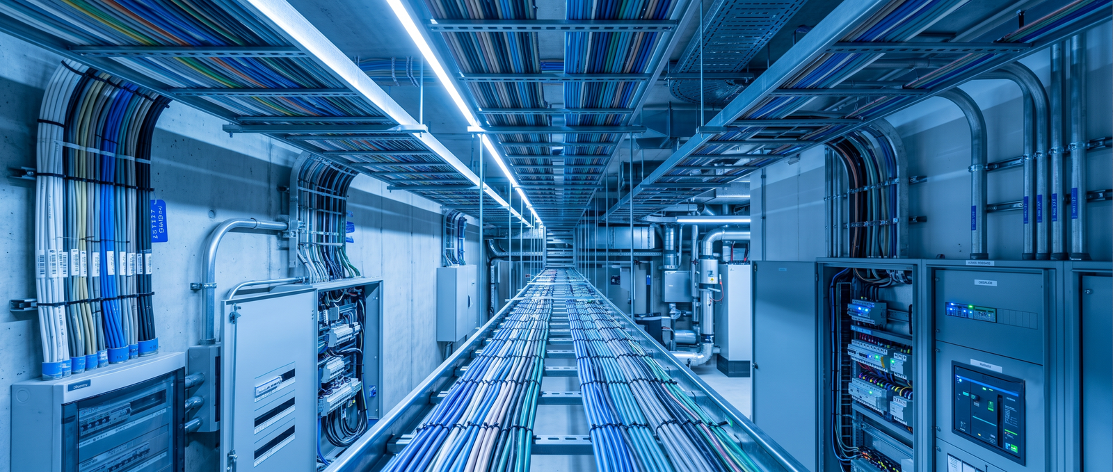 M&E and multi-discipline building services - cable containment and distribution